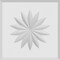 Ekena Millwork Standard Sedgwick Flower Rosette With Beveled Edge, 6"W x 6"H x 3/4"P ROSP060X060X075SDG10 - alternate 3